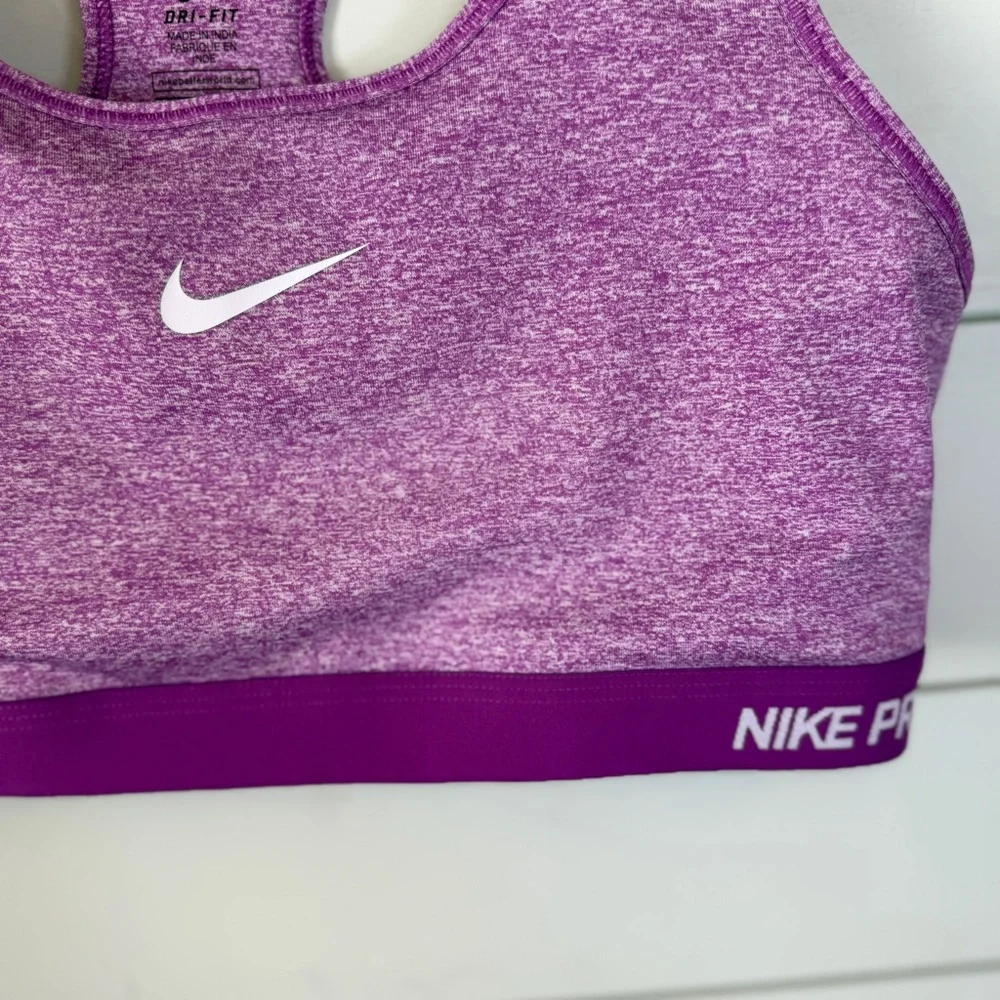 Nike Pro dri-fit‎ sports bra purple women's size XL